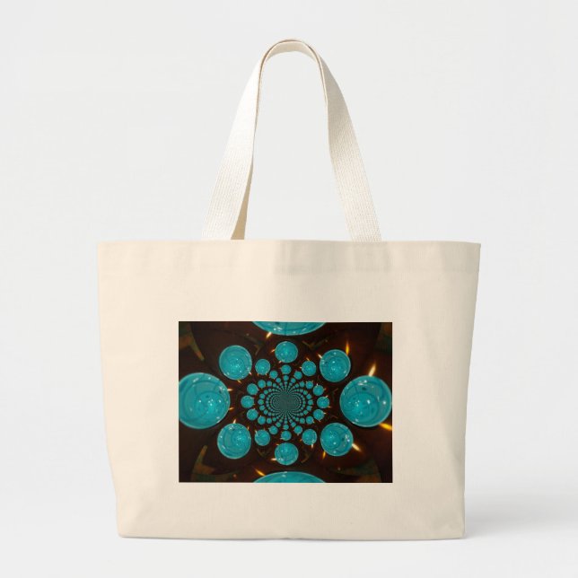 Grand Tote Bag Créez votre propre Kaleidoscope (Devant)