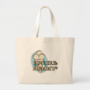 Grand Tote Bag Crème glacée Futurs T-shirts et cadeaux maman