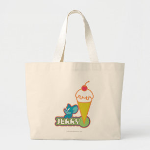 Grand Tote Bag Crème glacée Jerry