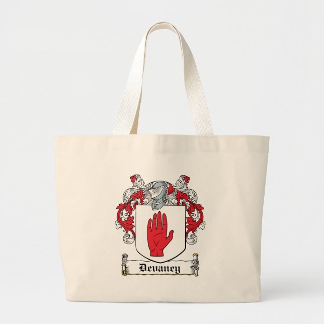 Grand Tote Bag Crête de famille de Devaney (Devant)