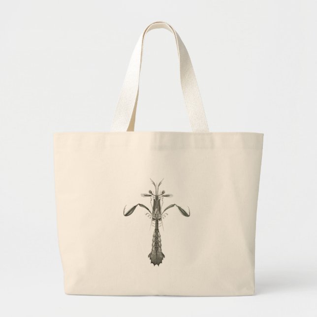 Grand Tote Bag Crevette de mante (Devant)