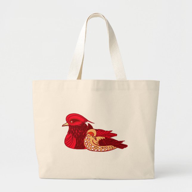 Grand Tote Bag Crimson Duck Splendor (Devant)