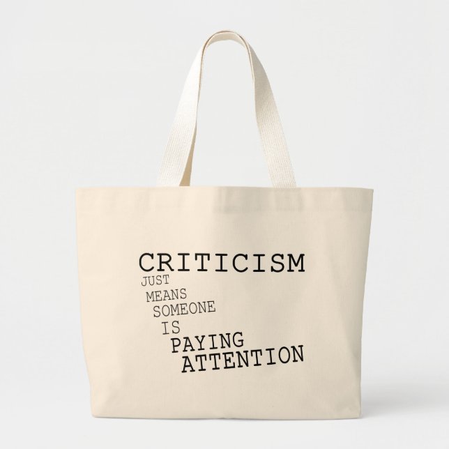 Grand Tote Bag Critique (Devant)