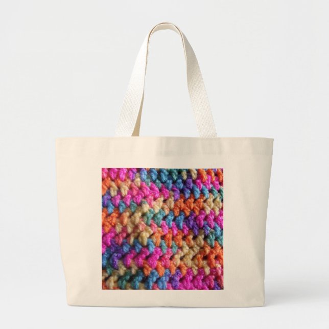 Grand Tote Bag Crochet 1 Fourre-tout (Devant)