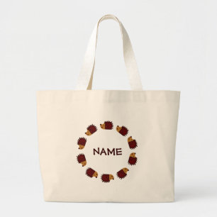 Grand Tote Bag Croisement de hérisson !