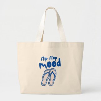Grand Tote Bag Croquis Bleu Tourner en gras Mood Vie quotidienne