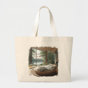 Grand Tote Bag Croyez en vous chaque jour