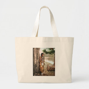 Grand Tote Bag Cru 1897 de Hiawatha de Natif américain de