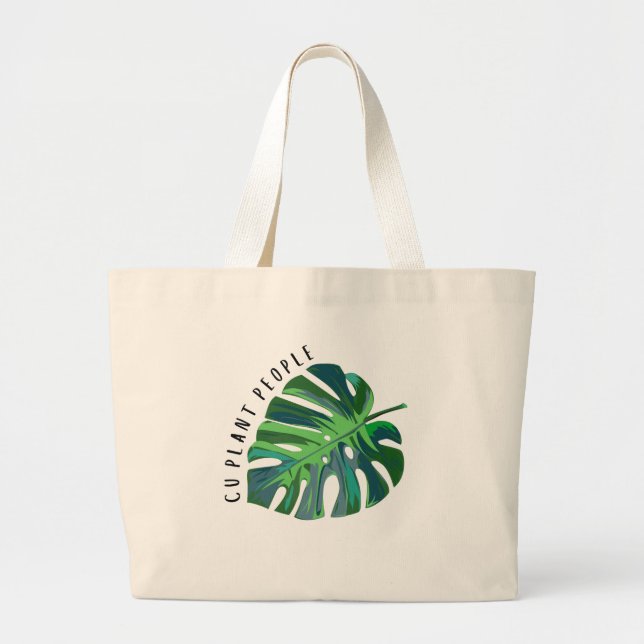 Grand Tote Bag CU Plant People tote (Devant)