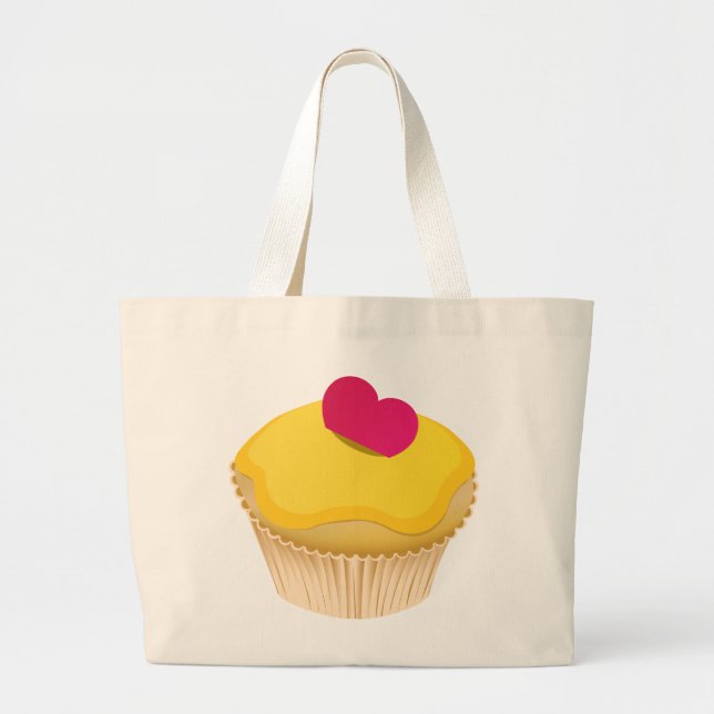 Grand Tote Bag Cupcake (Devant)