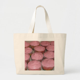 Grand Tote Bag cupcake aux fraises