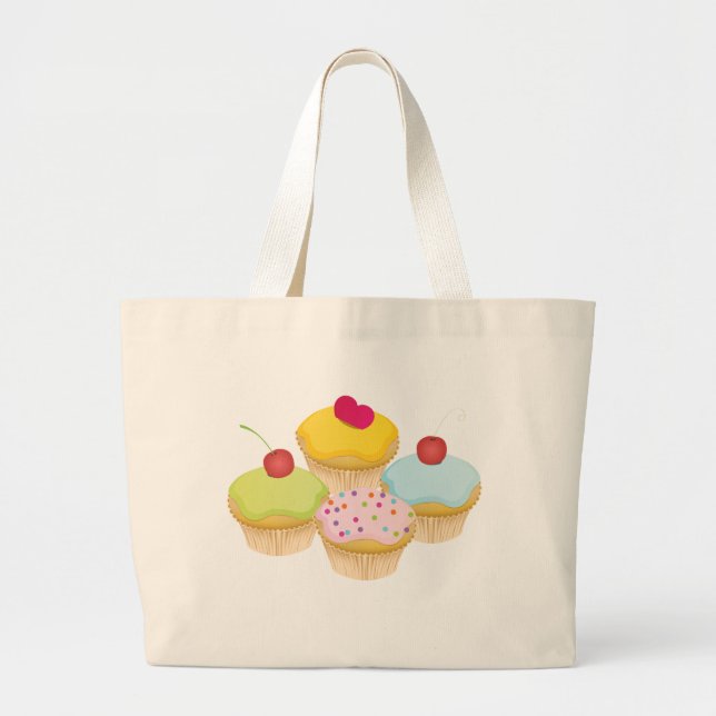 Grand Tote Bag Cupcakes (Devant)
