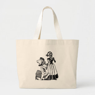 Grand Tote Bag Cupidon Calavera, les années 1900 squelettiques