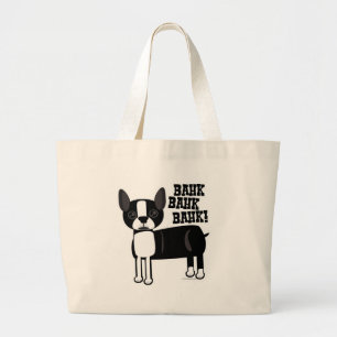 Grand Tote Bag Cute Accent Boston Terrier