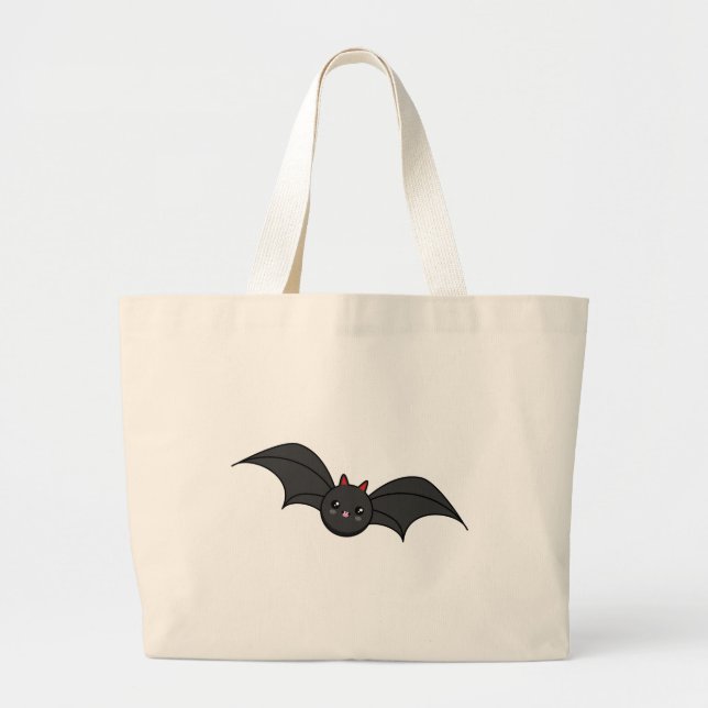 Grand Tote Bag Cute chauve (Devant)