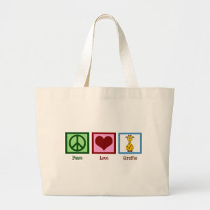 Grand Tote Bag Cute Giraffe