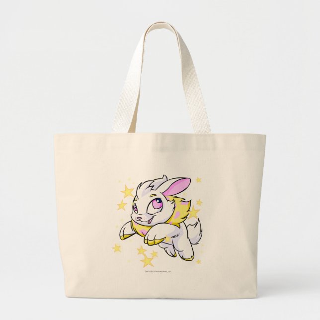 Grand Tote Bag Cybunny électrique magique (Devant)
