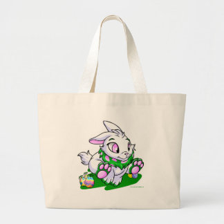 Grand Tote Bag Cybunny vert emballant par des neggs