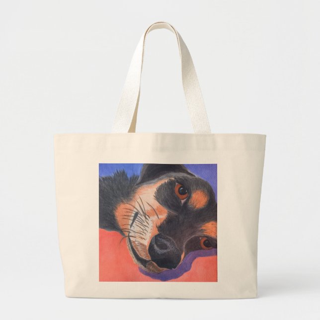 Grand Tote Bag Dachshund (Devant)