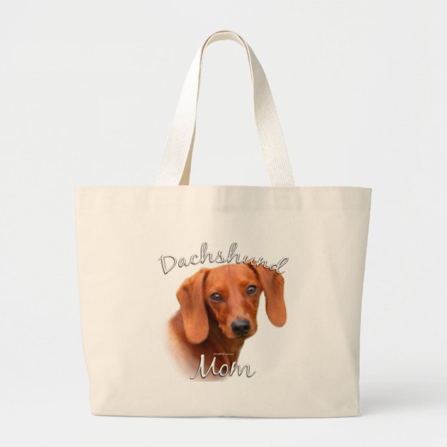 Grand Tote Bag Dachshund Maman 2 (Devant)