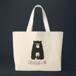 Grand Tote Bag DADA BEAR & ME | Papa Enfants Fils Fils Ours Dada<br><div class="desc">Cute Dada Bear, chemise Daddy Bear pour papa. Montrez à votre papa, papa, père ou papa que vous vous souciez d’une chemise drôle et hilarante pour n’importe quelle occasion et qu’elle peut être portée toute l’année, une idée cadeau extraordinaire pour papa pour la fête des pères, l’anniversaire et toute occasion....</div>