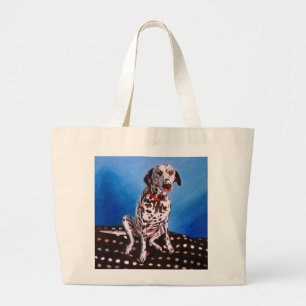 Grand Tote Bag Dalmate sur le coussin tacheté 2011
