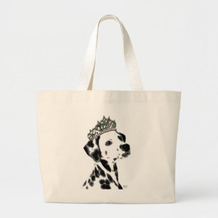 Grand Tote Bag Dalmatian with Tiara 2