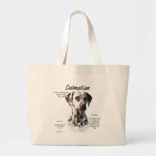 Grand Tote Bag Dalmatien (foie) Conception de l'histoire