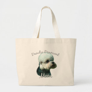 Grand Tote Bag Dandie Dinmont Terrier Maman 2