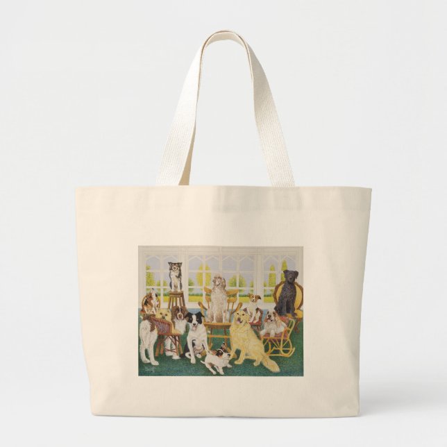 Grand Tote Bag Dans la niche (Devant)
