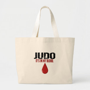 Grand Tote Bag Dans mon JUDO de sang