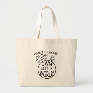 Grand Tote Bag Dans mon propre petit organe du monde
