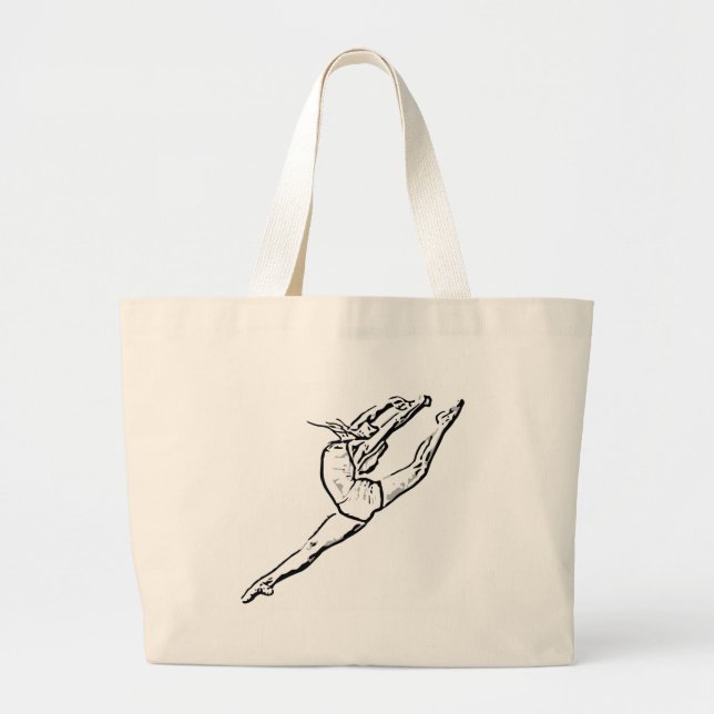 Grand Tote Bag Danse 3 (Devant)