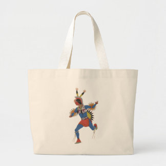 Grand Tote Bag Danse de guerre (ou Le Coureur)