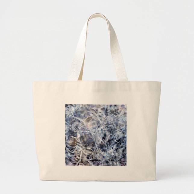 Grand Tote Bag Danse expressionniste Abstraite 3 Carré (Devant)