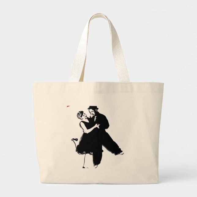 Grand Tote Bag Danse NT d'oscillation (Devant)