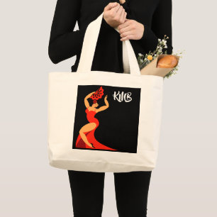 Grand Tote Bag Danseur de flamenco Fourre-tout