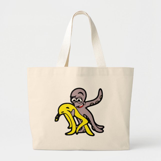 GRAND TOTE BAG DANSEUR DE SALSA DE POULPE (Devant)