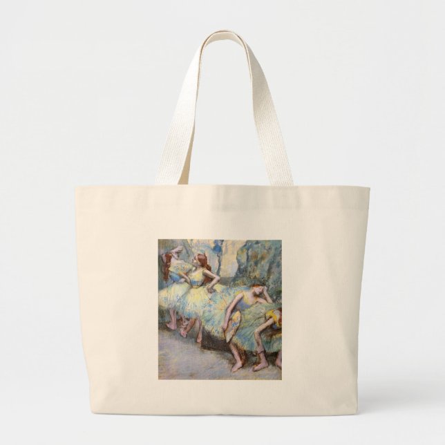 Grand Tote Bag Danseuse de ballet Degas Dansers d'art Peinture (Devant)