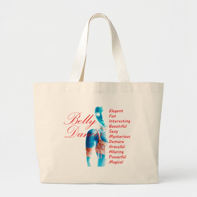 Grand Tote Bag Danseuse du ventre - attributs - grand Fourre-tout (Devant)