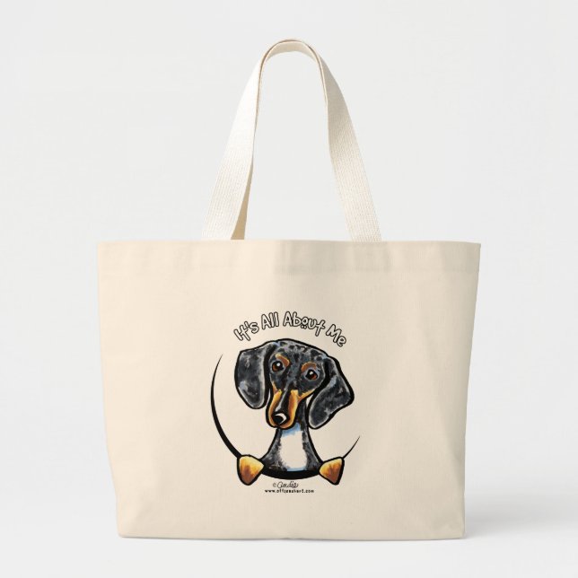 Grand Tote Bag Dapple Dachshund C'Est Tout Pour Moi (Devant)