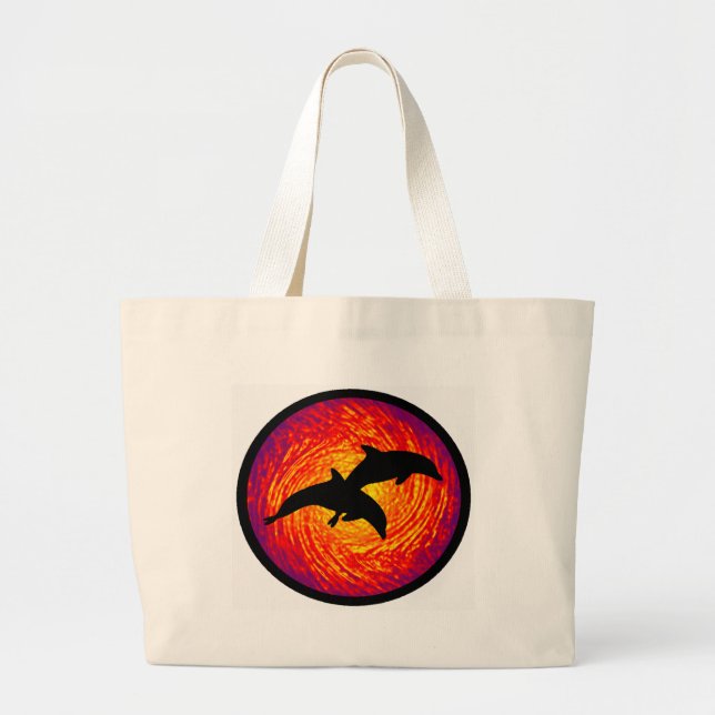 GRAND TOTE BAG DAUPHINS DE MAUI (Devant)