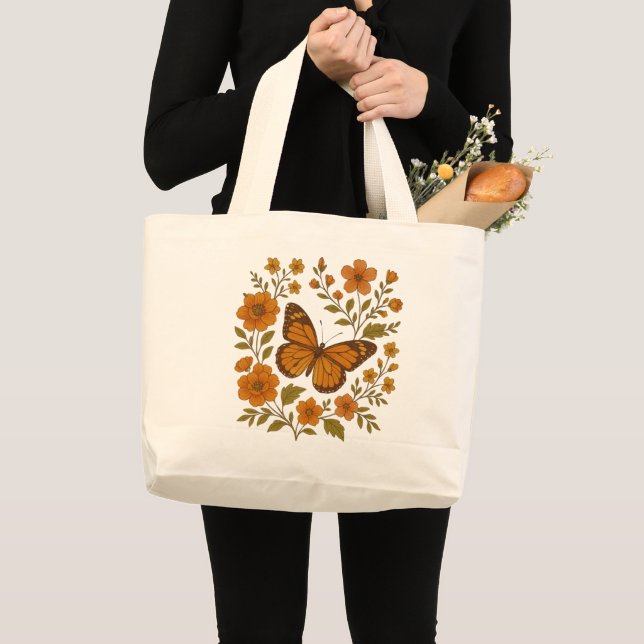 Grand Tote Bag 🌸 de Bloom et Fly Fourre-tout (Devant (produit))