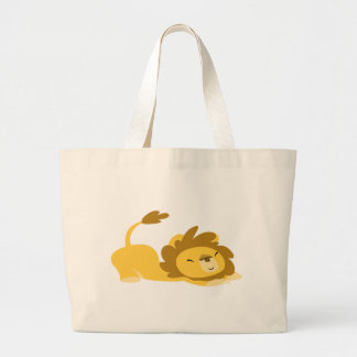 Grand Tote Bag Déchets de plage de Lion Stretching
