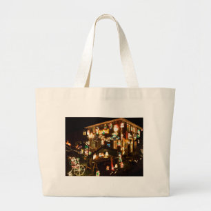 Grand Tote Bag Décorations de Noël en plein air