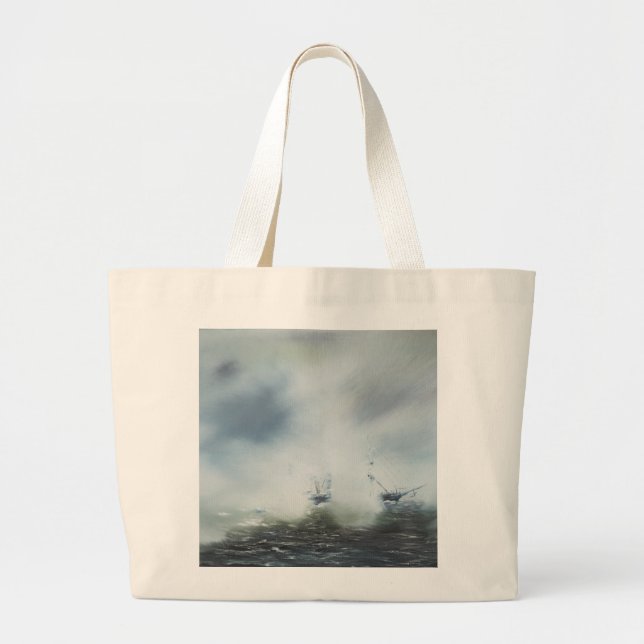 Grand Tote Bag Découverte une clairière dans le capitaine de (Devant)