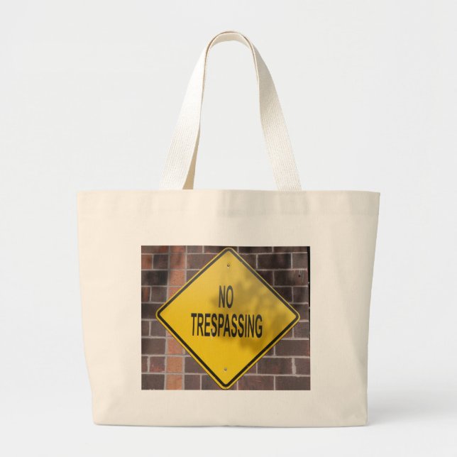 Grand Tote Bag Défense d'entrer (Devant)