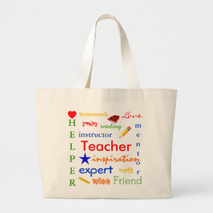Grand Tote Bag Défini par l'enseignant