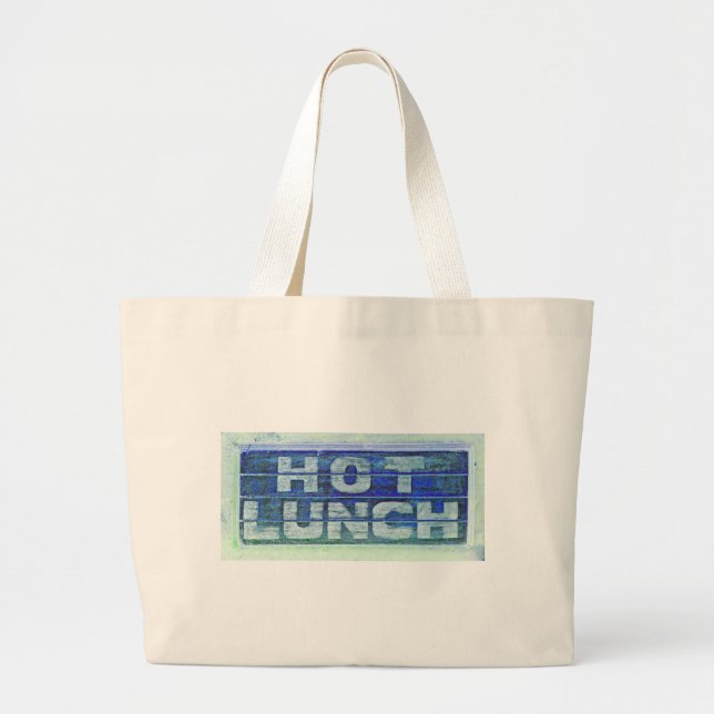 Grand Tote Bag Déjeuner chaud (Devant)
