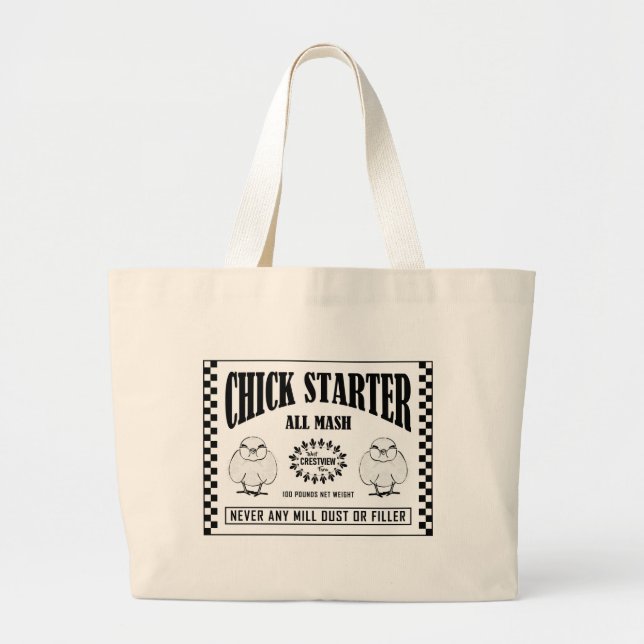 GRAND TOTE BAG DÉMARRAGE (Devant)